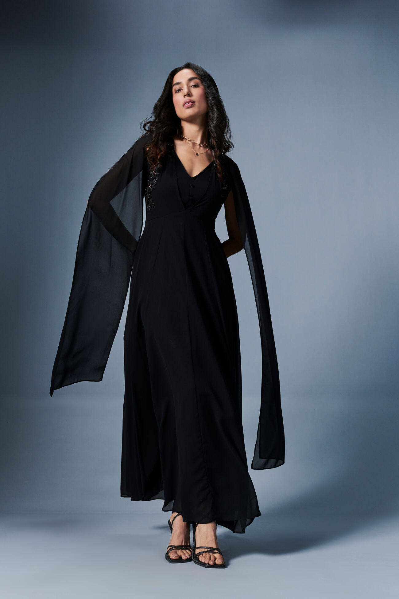 Noir Beauty Dress, Black, image 2
